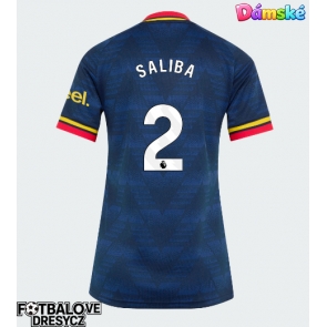Arsenal William Saliba #2 Dámské Venkovní Dres 2026-27 Krátký Rukáv